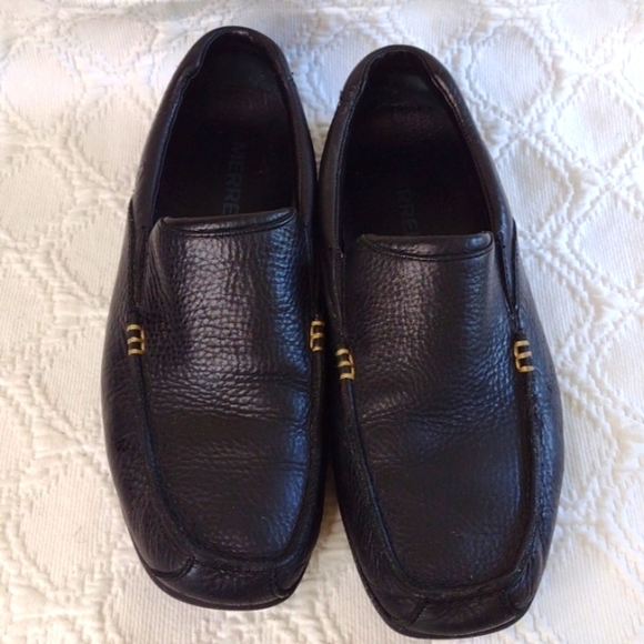 Merrell Men's Leather Performance Shoes Size 10.5 Driving Shoes - Picture 2 of 13